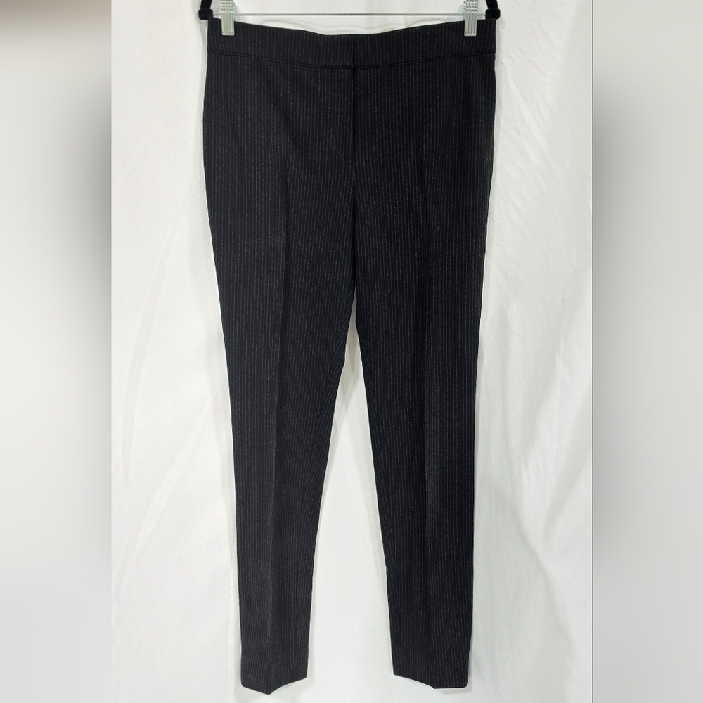 Akris Punto 10 pinstripe trouser pants stretchy career office old money